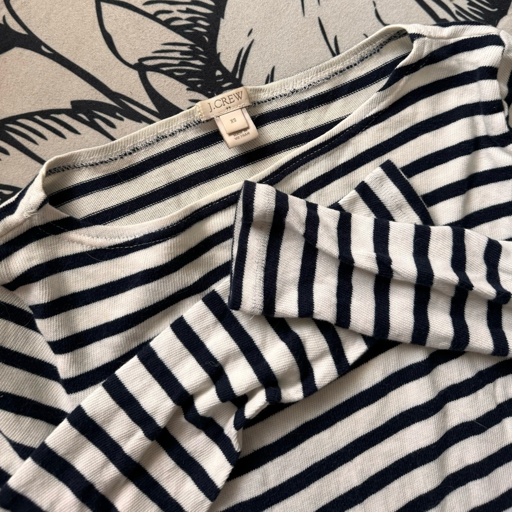 J CREW Boatneck Classic Mariner’s Top